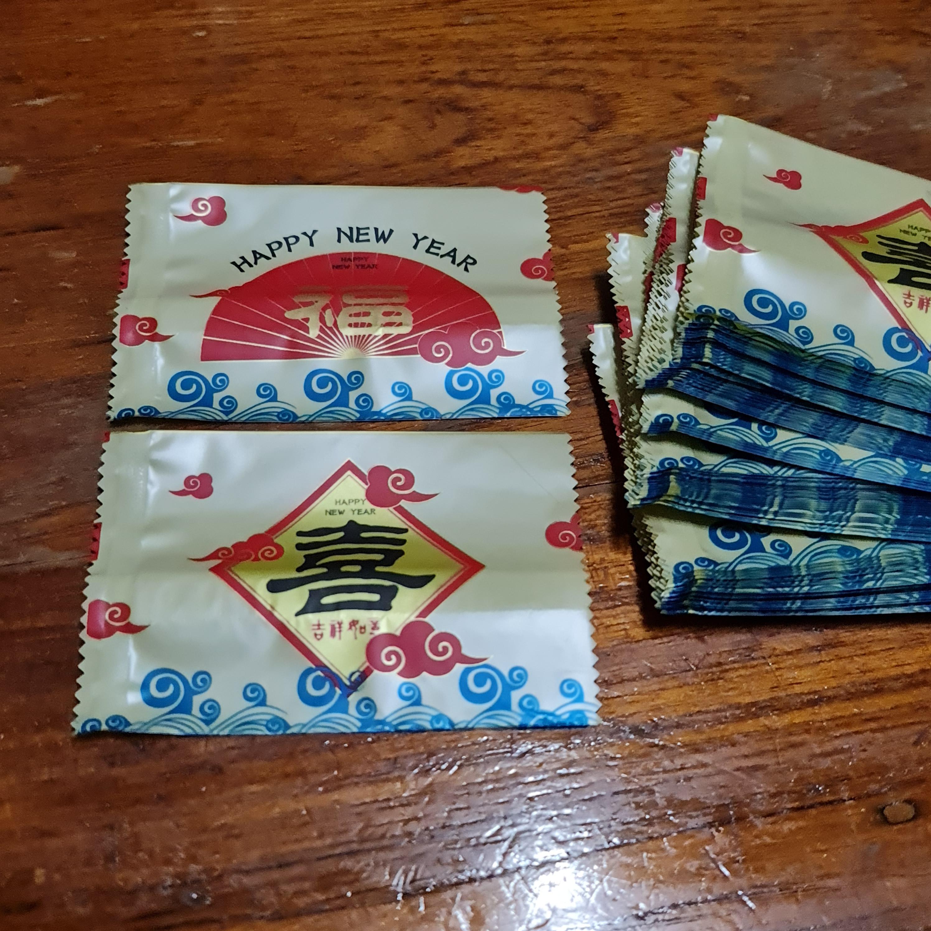 ✅🇹🇭 ถุงซีล 7×10cm. 98-100ใบ 1แพ็คคละ4ลาย ซองซีล พลาสติก แพ็คเกจ เบเกอรี่ j12