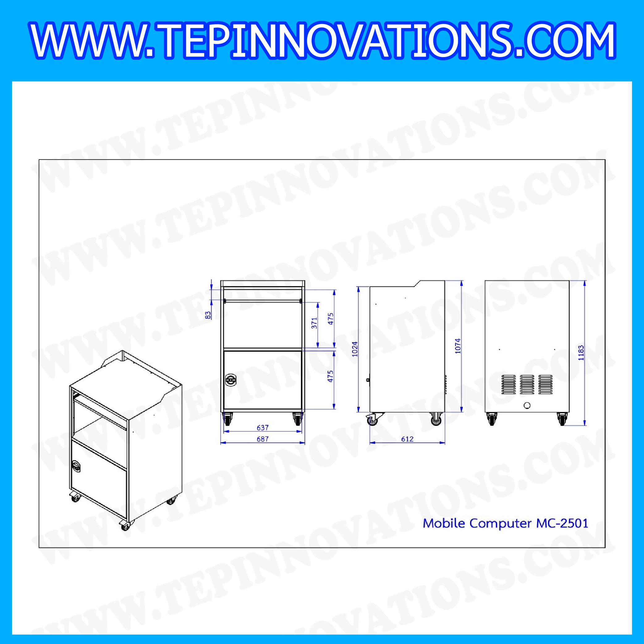 ตู้Mobile Computer ตู้คอมเหล็กMobile Computer