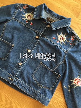 Lady Denim Jacket แจ๊กเก็ต