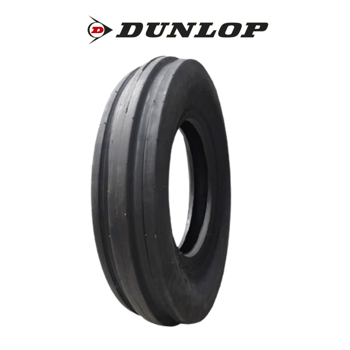 ยางรถไถ ล้อหน้า ลายสามร่อง รุ่น F01 ยี่ห้อ Dunlop ขนาด 7.50-16