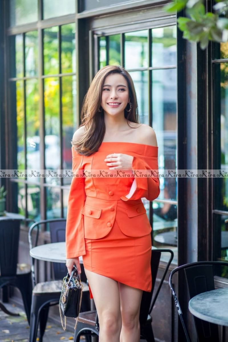 ชุดเซทเสื้อสูทยาวปิดสะโพก