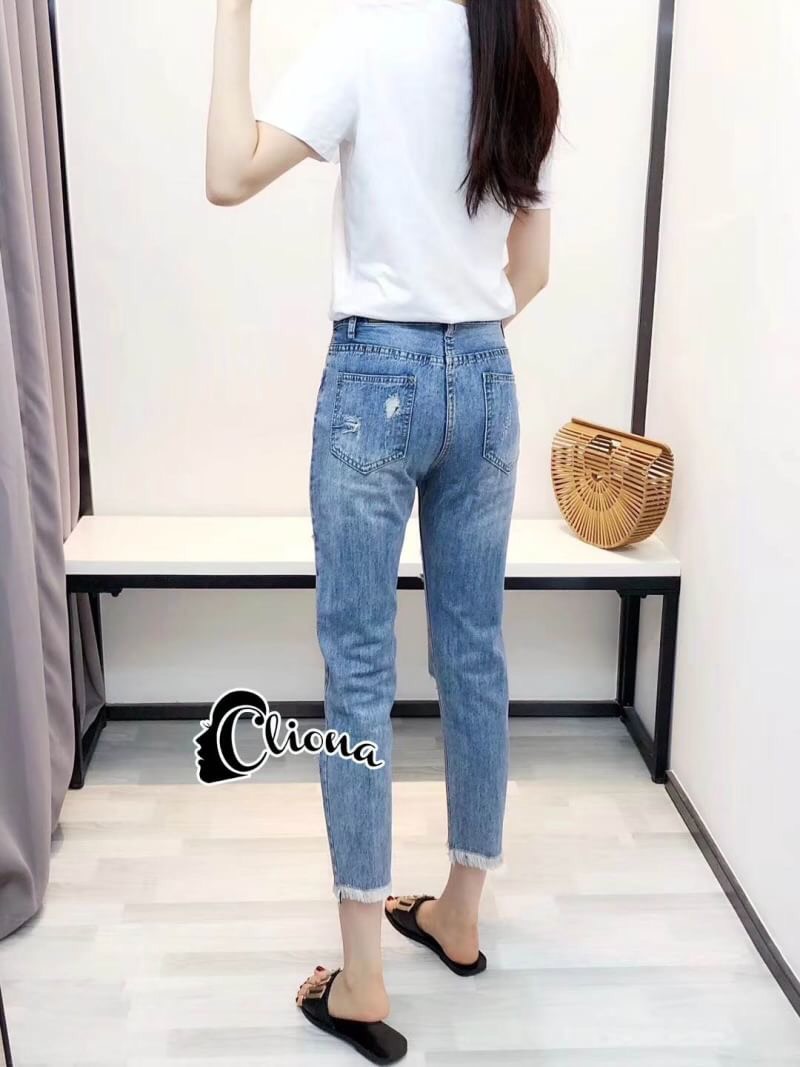 เซ็ทยีนส์ เสื้อกางเกง เสื้อยืดแขนสั้น