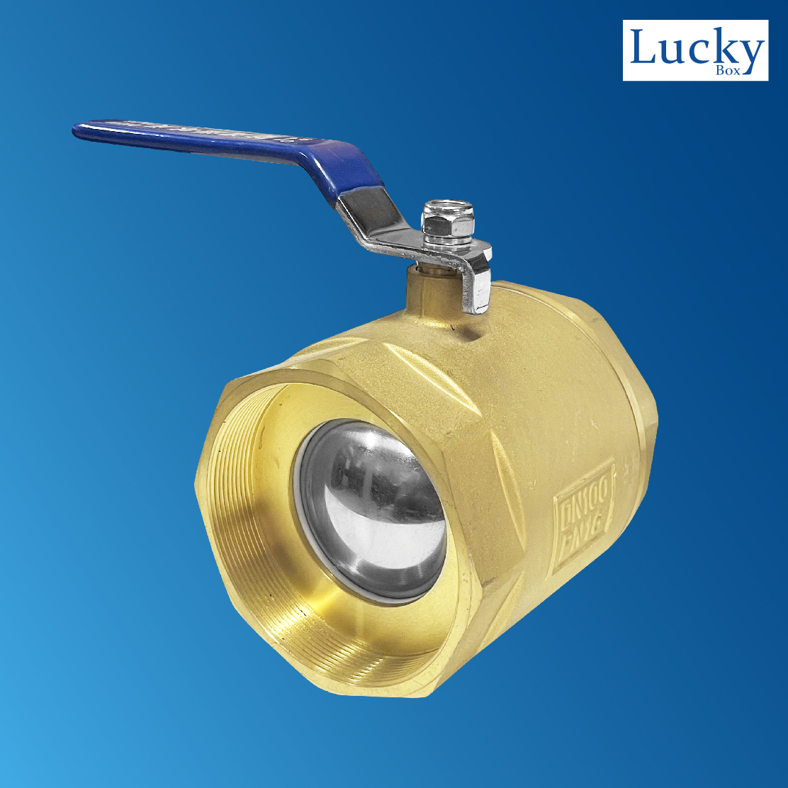 Ball valve บอลวาล์วทองเหลือง ขนาด 4 นิ้ว