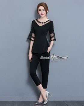 เซ็ทเสื้อ+กางเกง ผ้ายืด