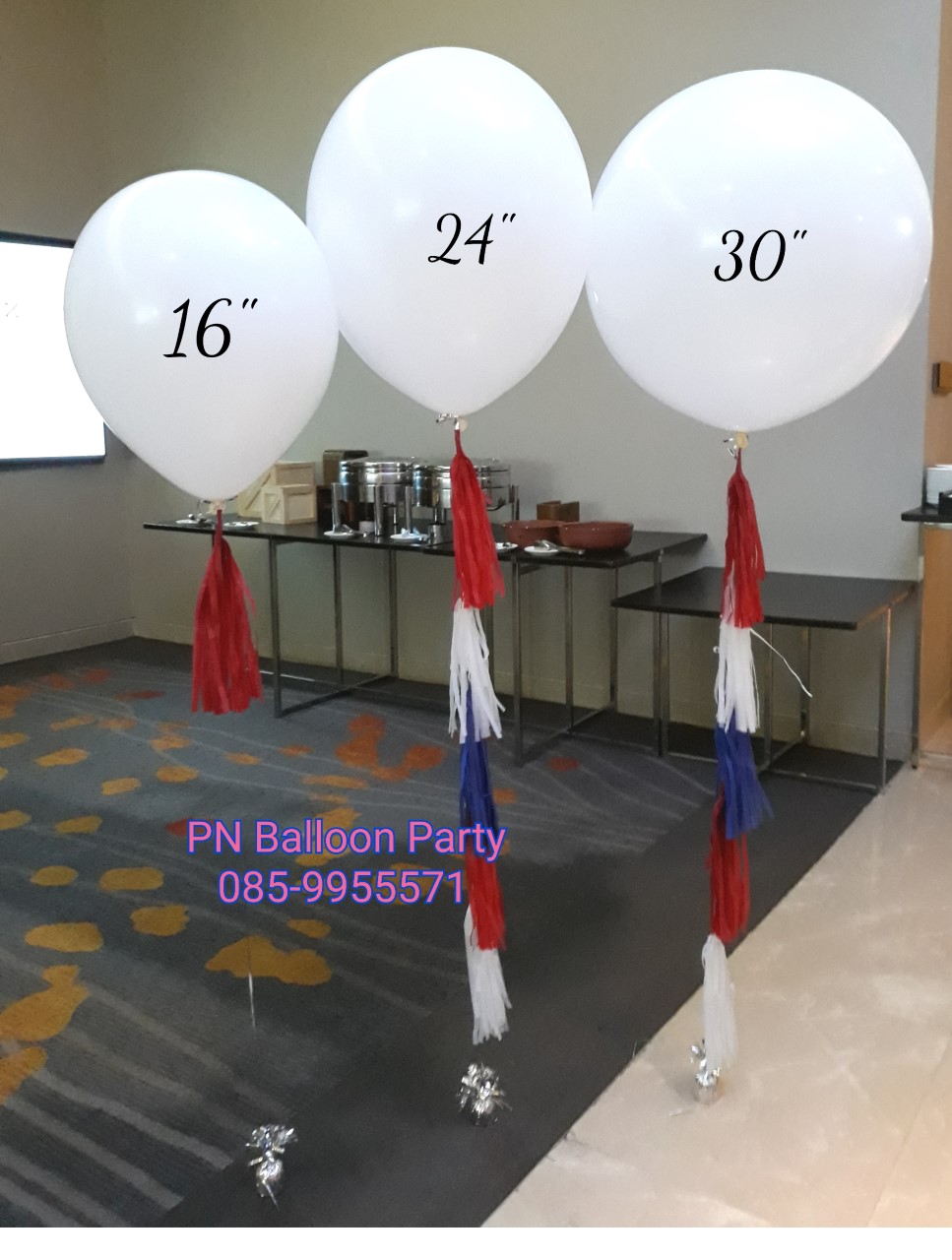รีวิวลูกโป่งขนาด 16/24/30 นิ้ว