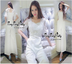 จั้มสูททรงสวยสไตล์เกาหลีสวยงามมากค่ะ งานเนื้อผ้าอย่างดี