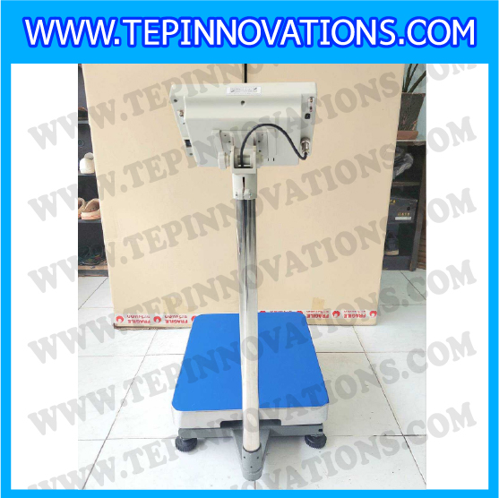 เครื่องชั่งน้ำหนักดิจิตอล พร้อมปริ้นเตอร์ในตัว พิกัด100kg ค่าละเอียด 10g ยี่ห้อ TIGER รุ่น TI-04P ขนาดแท่น 40x50cm. เครื่องชั่งแบบ Build in Printer