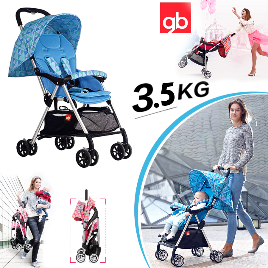 Goodbaby รถเข็นเด็ก GB Smart พับได้มือเดียว น้ำหนักเบา พกพาสะดวก ของแท้ 100%