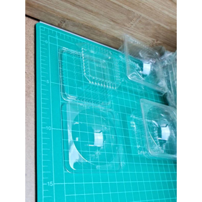 กล่องเปี๊ยะฝาโดม ~100ชุด ถาดขนม ฝาโดม ขนมเปี๊ยะลาวา กล่องเบเกอรี่ bbpo j12