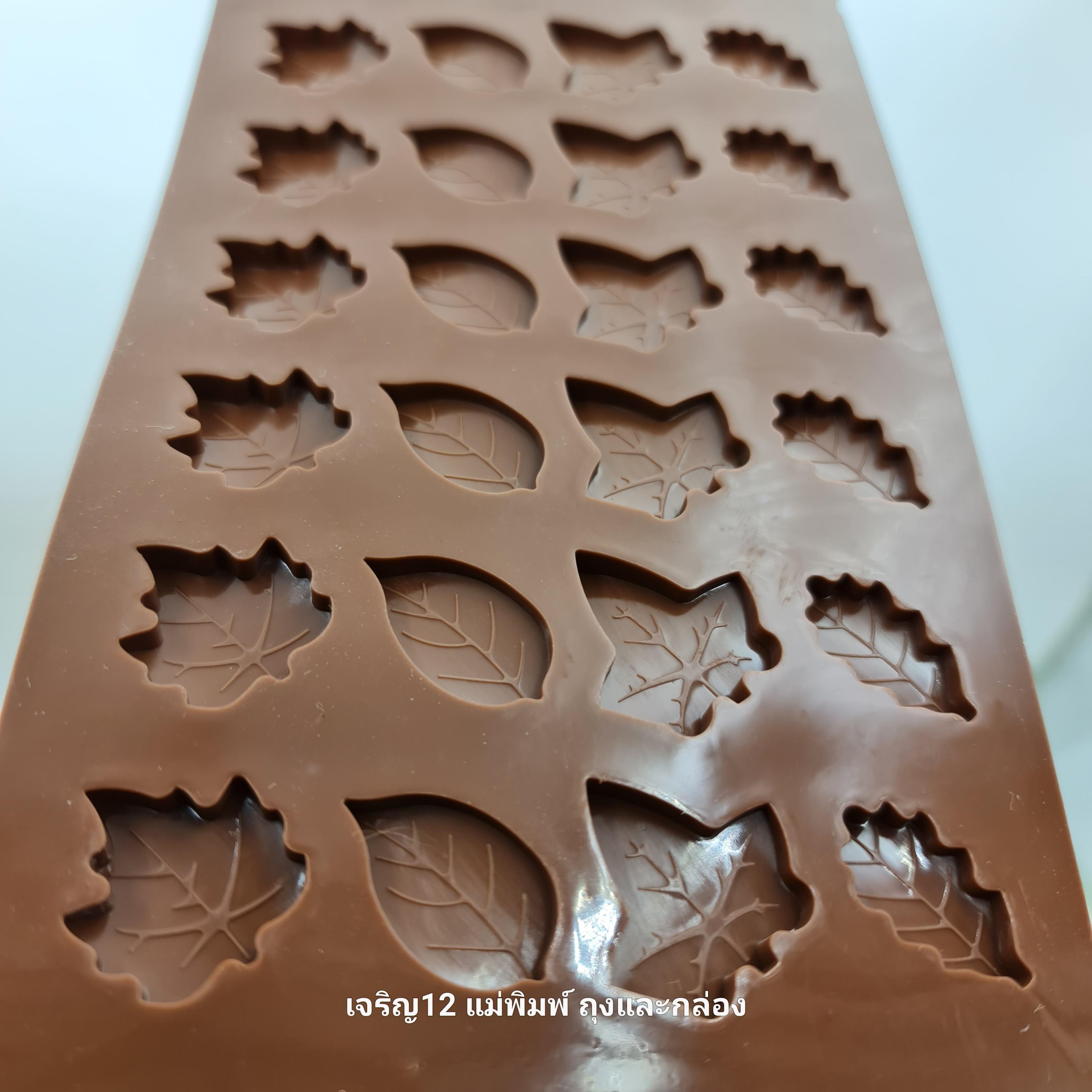 ✅️🇹🇭 ใบไม้ พิมพ์ซิลิโคน พิมพ์วุ้น ใบไม้ใช้ประดับดอกไม้ พิมพ์กัมเพส พิมพ์ช็อคโกแลต