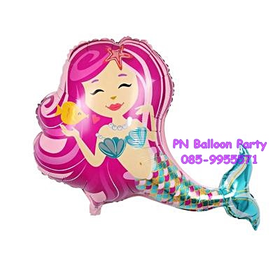 ลูกโป่งนางเงือก mermaid Balloon