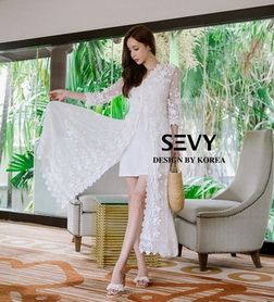 Maxi dressคล้ายเสื้อคลุมผ้ามุ้ง