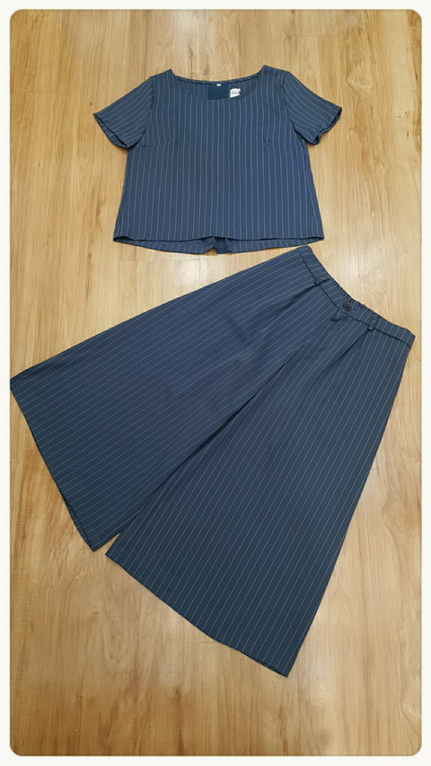 เสื้อกางเกงงานเกาหลี ผ้าทอเนื้อดีผ้านุ่ม