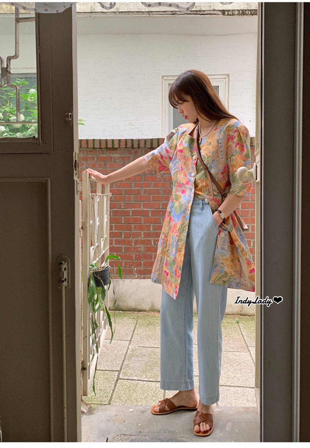 Dress แขนสั้น เนื้อผ้าคอตตอนผสม
