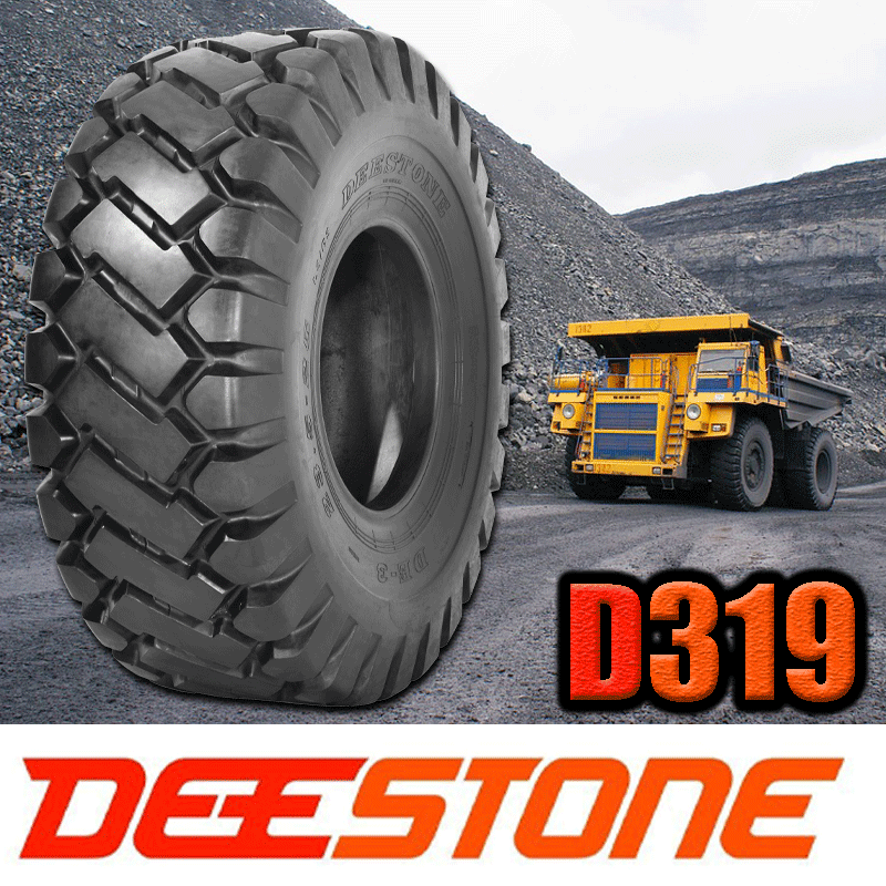 23.5-25 ยี่ห้อ DEESTONE รุ่น D319 TL ยางรถขนดินขนาดใหญ่ 20 PR