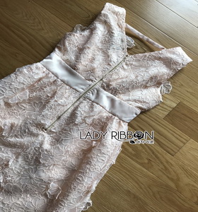 Organza Mini Cocktail Lady Ribbon Dress ค็อกเทล