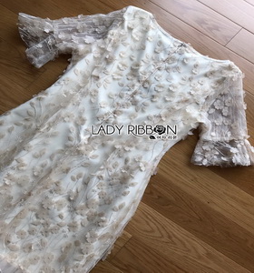 Lady Ribbon Tulle Dress ขายเดรสผ้าทูลเล