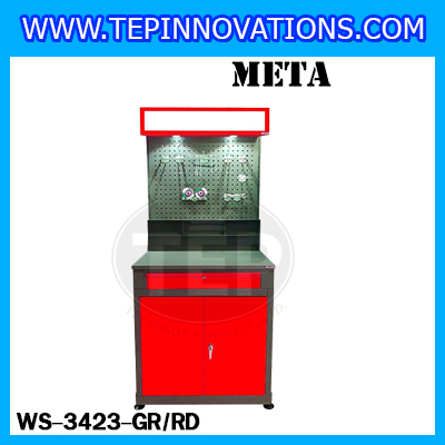 โต๊ะทำงานพร้อมเก็บเครื่องมือ Workstation Knockdown รุ่น WS-3423