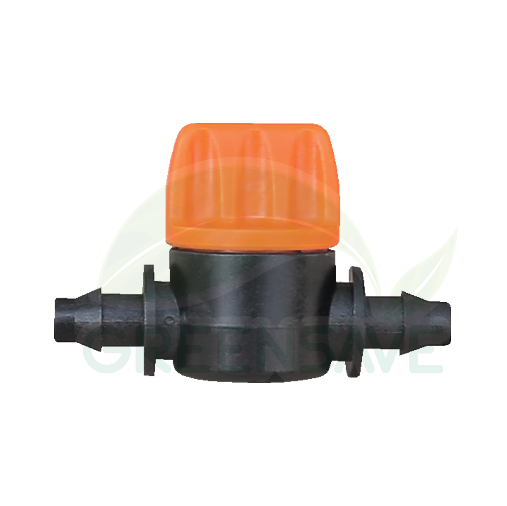 วาล์วสายไมโคร รุ่นมือบิด 7 mm สีส้ม