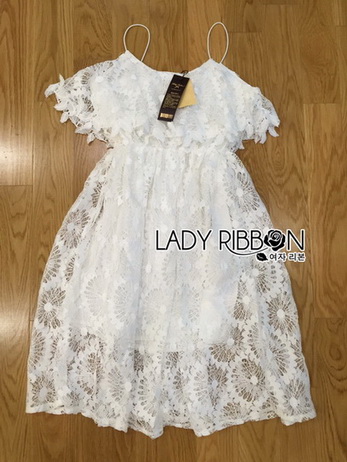 Summer Off-Shoulder White Lace Dress