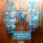 รีวิว ลูกโป่งบับเบิ้ลญี่ปุ่น พร้อมข้อความ+พู่ Bubble Balloons Colorful