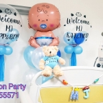 ช่อลูกโป่งแสดงความยินดี เด็กแรกเกิด New Born Baby Balloons