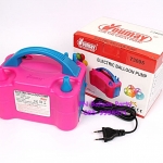 เครื่๋องสูบลูกโป่งไฟฟ้า ที่เป่าลูกโป่งไฟฟ้า แบบ 2 หัว รุ่น 73005 (สีชมพู)