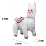 ลูกโป่งอัลปาก้า 4D ยืนตั้งพื้นได้ ANIMAL Balloons standing