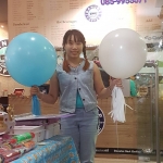 ช่อลูกโป่งขนาด 16 นิ้ว พร้อมพู่กระดาษ