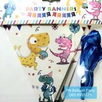 ธงปาร์ตี้วันเกิด ธงราวลายการ์ตูนสุดน่ารักพร้อมเชือกแขวน