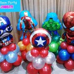 ชุดลูกโป่งแอดเวนเจอร์ สไปเดอร์แมน Set of 5 Adventure Spiderman balloons