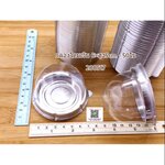 J12 กล่อง โดมเงิน 6*5cm. 50/แพ๊ค กล่องเบเกอรี่ กล่องพลาสติก บรรจุภัณฑ์ แพ๊คเกจ แพ๊กเกจ bakery package