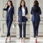 เซ็ทชุดสูทรกางเกงขายาว