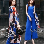 ชุดเซตสามชิ้นงานสวยหรูสไตล์เกาหลี