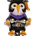 ลูกโป่งนกฮูกรับปริญญา ขนาดมินิ Congrats owl balloons