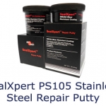Sealxpert PS105 Stainless Steel Repair Puttyกาวอีพ็อกซี่มีเนื้อสแตนเลสผสมใช้ได้ดีกับสแตนเลสโลหะ และอะโลหะใช้ซ่อมแซมอะไหล่อุปกรณ์ต่างๆสีเทาสนใจติดต่อการะเกด081-9218788/086-3742729