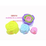 พิมพ์ซิลิโคน ดอกกุหลาบ 7cm. แม่พิมพ์วุ้น ขนมนึ่ง ช็อคโกแลต สบู่ เรซิ่น เจริญ12