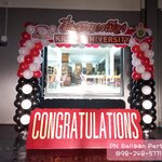 ซุ้มลูกโป่งเหลี่ยม 2x3 ม. ซุ้มรับปริญญา