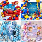 SET ลูกโป่งวันเกิดโซเฟีย Sofia princess Happy Birthday Balloons