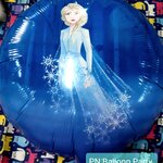 ลูกโป่งเจ้าหญิงเอลซ่า ทรงกลม 18 นิ้ว FROZEN Princess Foil Balloons