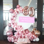 ฉากลูกโป่ง กำแพงลูกโป่ง ลูกโป่งงานปาร์ตี้ งานวันเกิด งานรื่นเริง