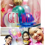 ลูกโป่งเยี่ยมไข้ งานใสบับเบิ้ลงานอเมริกา ใสแจ๋ว ลอยนาน7-14 วัน พร้อมฐานฟรุ้งฟริ๊ง