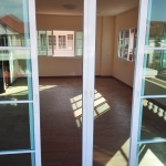 ประตูมุ้งลวดบานเลื่อน อลูมิเนียมสีขาว มุ้งลวดสีดำ