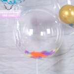 ลูกโป่งใสขนาด 24 นิ้ว เนื้อพลาสติก สินค้านำเข้า ยี่ห้อ BOBO