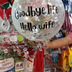 ลูกโป่งกริตเตอร์ขนาด 24 นิ้ว พร้อมข้อความและพู่ (ราคาต่อ 1 ใบ)