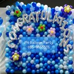 ม่านฟลอยลูกโป่ง กำแพงลูกโป่ง ตกแต่งลูกโป่งงานปาร์ตี้ งานวันเกิด งานรื่นเริง