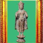 พระร่วงยืนปางห้ามสมุทรสนิมแดง