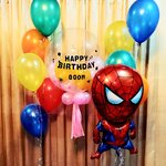 รีวิว บับเบิ้ลวันเกิด+ช่อลูกโป่งซุปเปอร์ฮีโร่ สไปเดอร์แมน