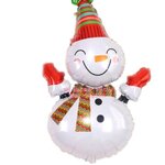 ลูกโป่งตุุ๊กตาหิมะ Snowman Doll Foil Balloon