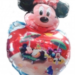 ลูกโป่งมิกกี้เม้าส์-มินนี่เม้าส์ หัวใจ Heart Minnie Mickey Mouse Balloon